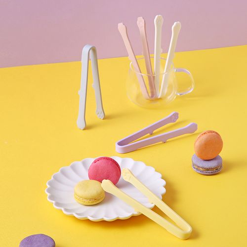 이지실리 실리콘 원톤 고양이 미니집게 5color