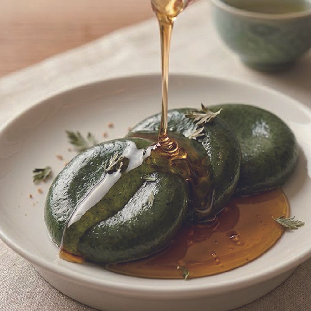 [보약떡집] 굳지않는 저당 쑥개떡 1kg