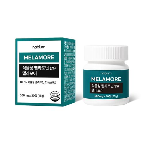 나비움 식물성 멜라토닌 멜라모어 30개입