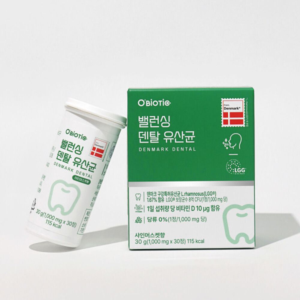 오바이오틱 덴마크 밸런싱 덴탈 유산균 30정