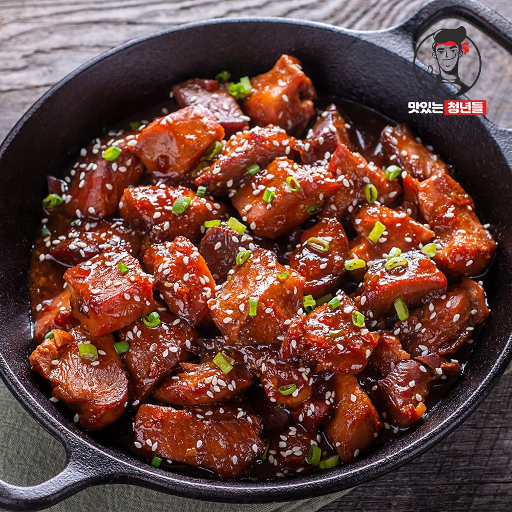 [맛있는청년들] 동인동 간장/매운 순살 돼지갈비찜 800g(400gx2팩)