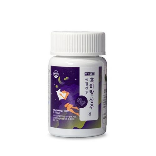 백세식품 흑하랑 상추 500mg 100정