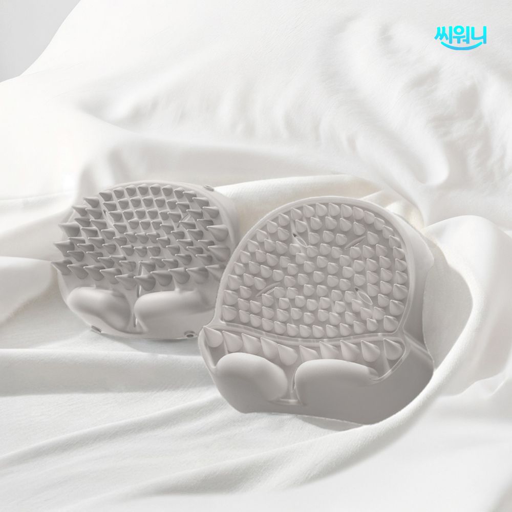 [씨워니] 시원한 뒷머리 후두부 지압 마사지 패드 1개(휴대용/가정용)