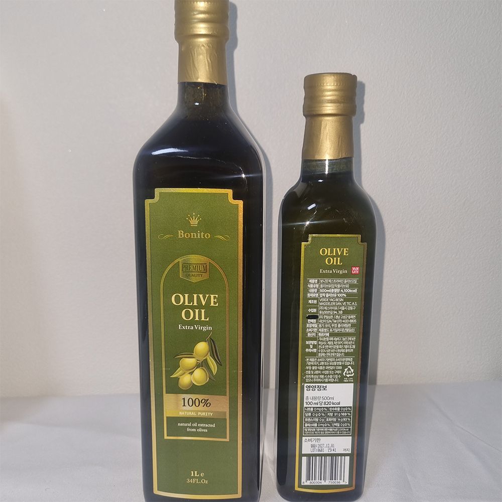 [냉압착] 보니또 엑스트라버진 올리브오일 500ml/1L