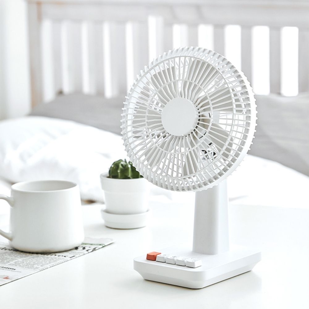 [아이노트] 레트로 자동회전 무선 탁상 선풍기 TBF05