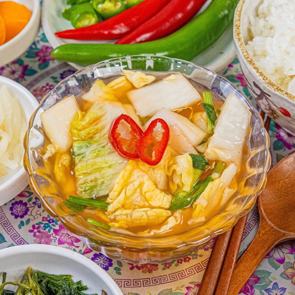 전재료 국내산 시원한 전라도식 나박 물김치 1.5kg 3kg