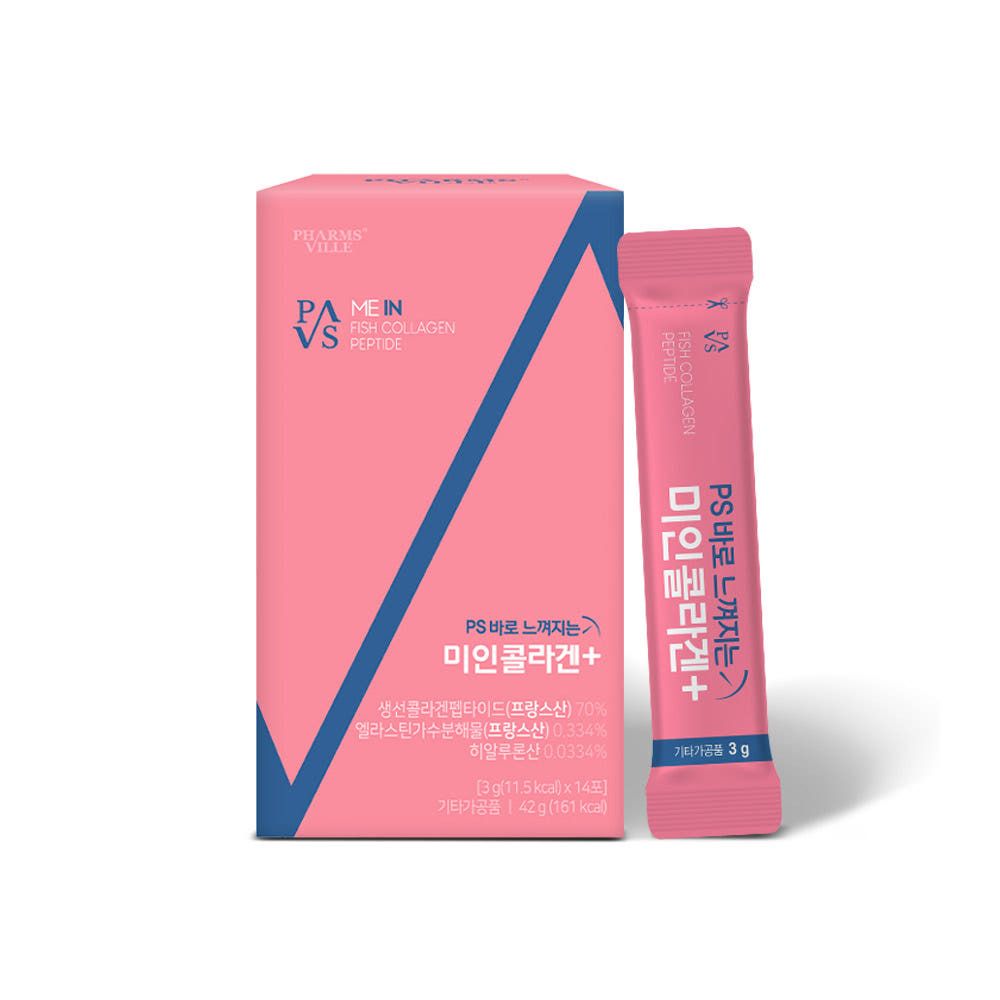 [MD추천] 팜스빌 PS 바로느껴지는 미인 콜라겐 3g x 14포