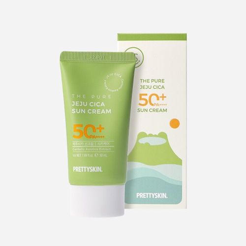 프리티스킨 더 퓨어 제주 시카 마일드 선크림 SPF50 50ml