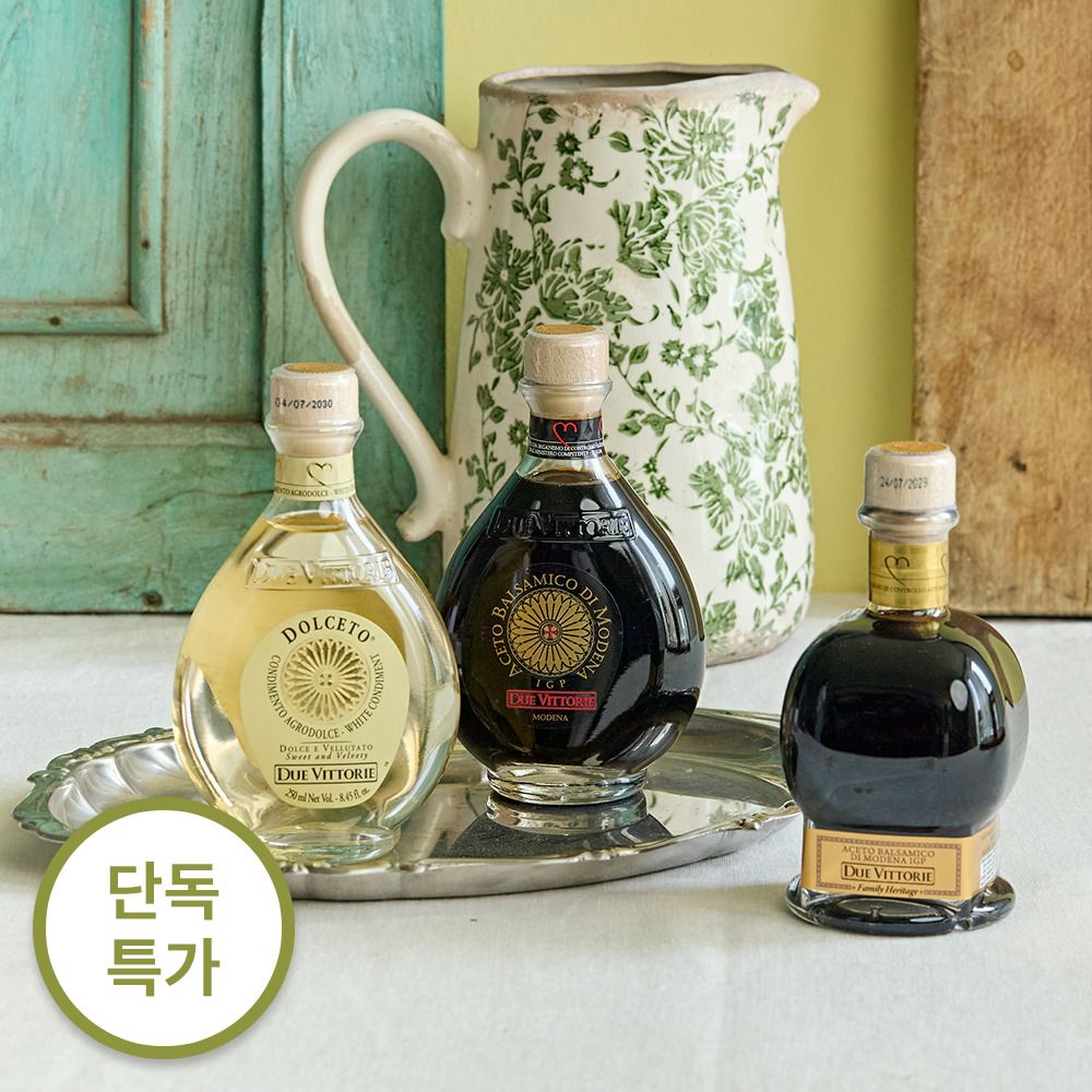 [이탈리아직수입] 정통 모데나! 두에 비토리에 발사믹식초 3종 (250m)l