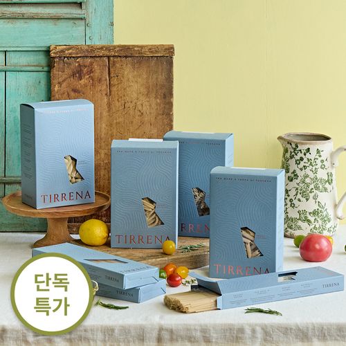 고대 듀럼밀 품종 100% 티레나 파스타 7종 500g