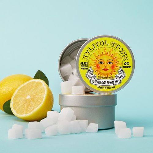 자일리톨스톤 틴케이스 레몬(70g)
