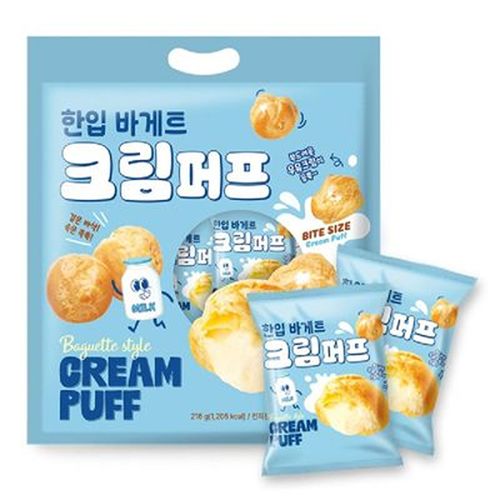 한입 바게트 크림퍼프 스낵 216g