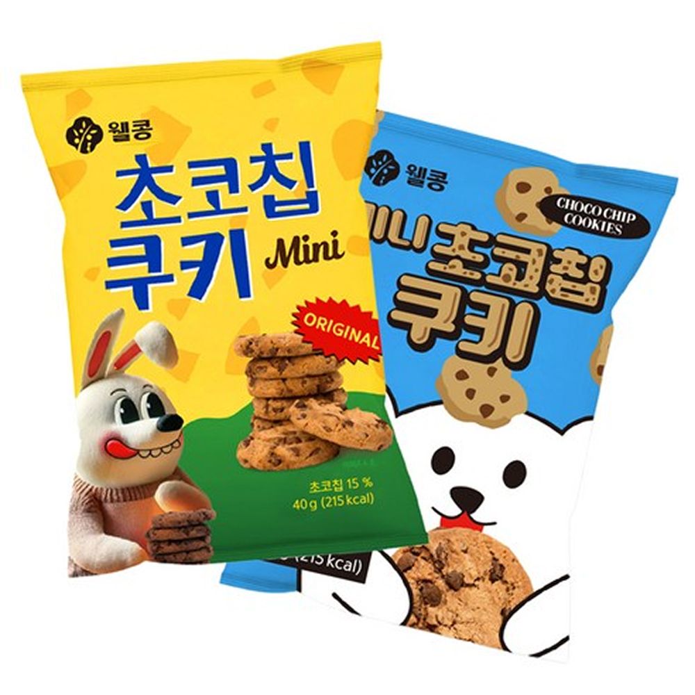 웰콩 미니초코칩쿠키 40g