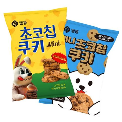 웰콩 미니초코칩쿠키 40g