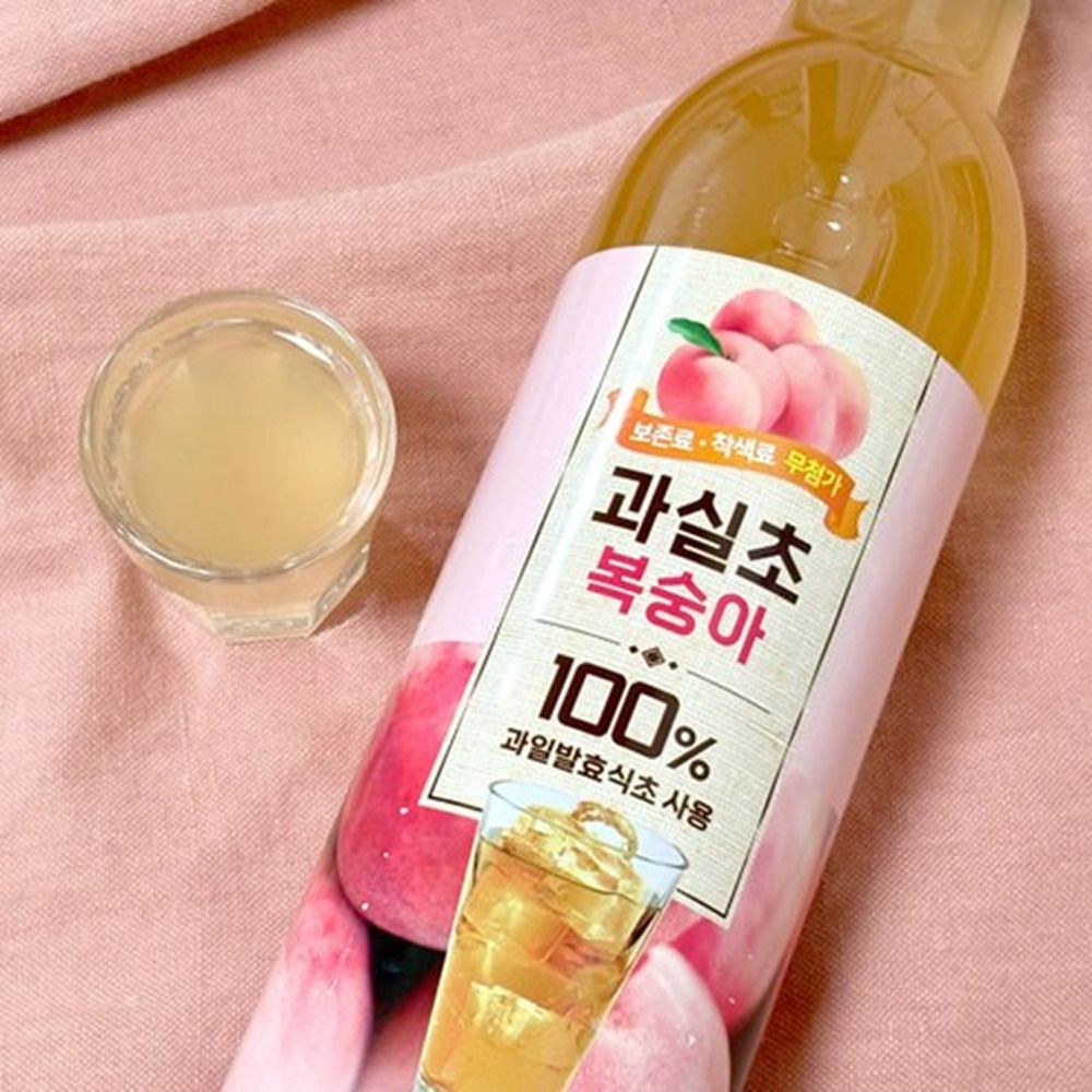 과실초 복숭아 과일 자연 발효 식초 800ml