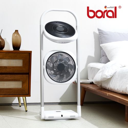 보랄 BLDC 듀얼 헤드 접이식 선풍기 BR-DH220F