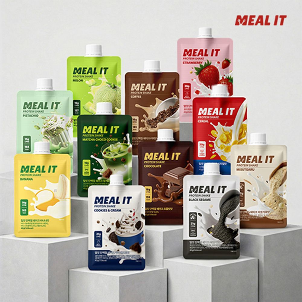 [밀잇] 맛있게 채우는 단백질 프로틴 쉐이크 포켓 40gx5팩 모음전!