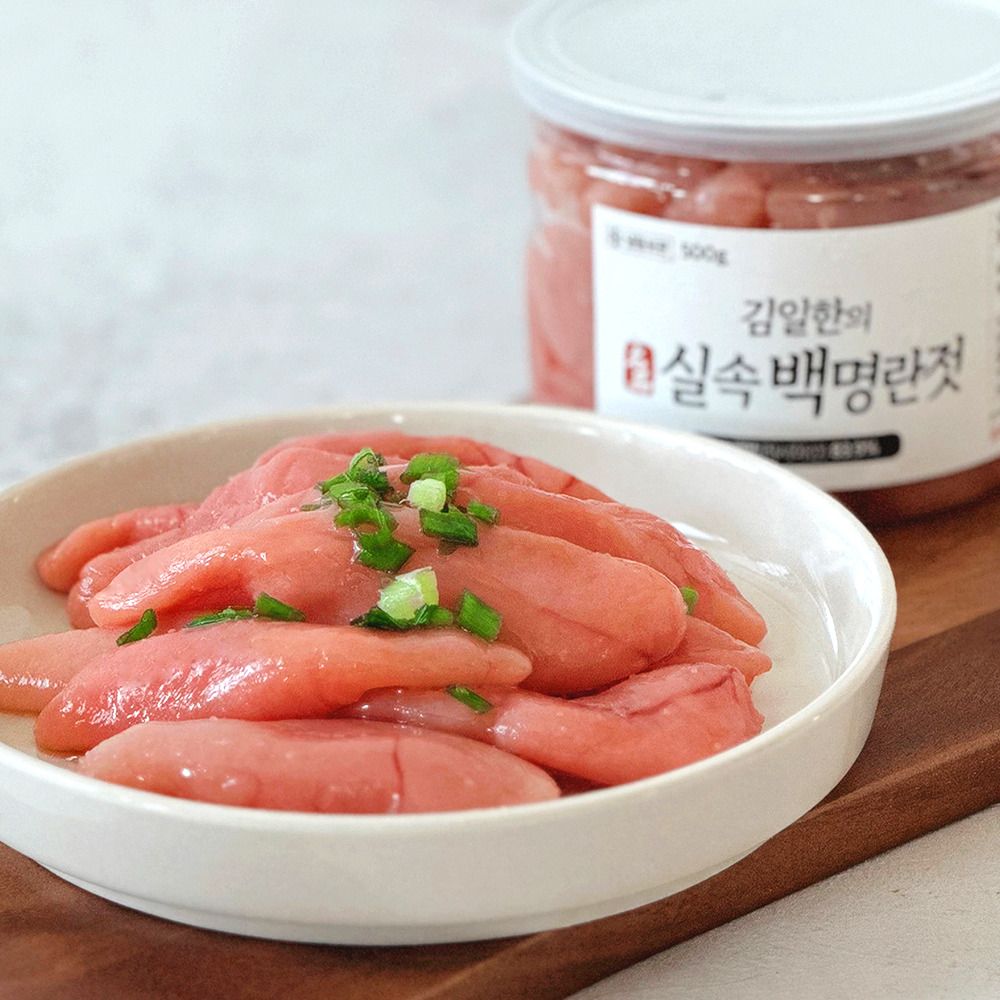 [바베큐아저씨] 압도적퀄리티! 72시간 저염숙성 실속 백명란젓 500g