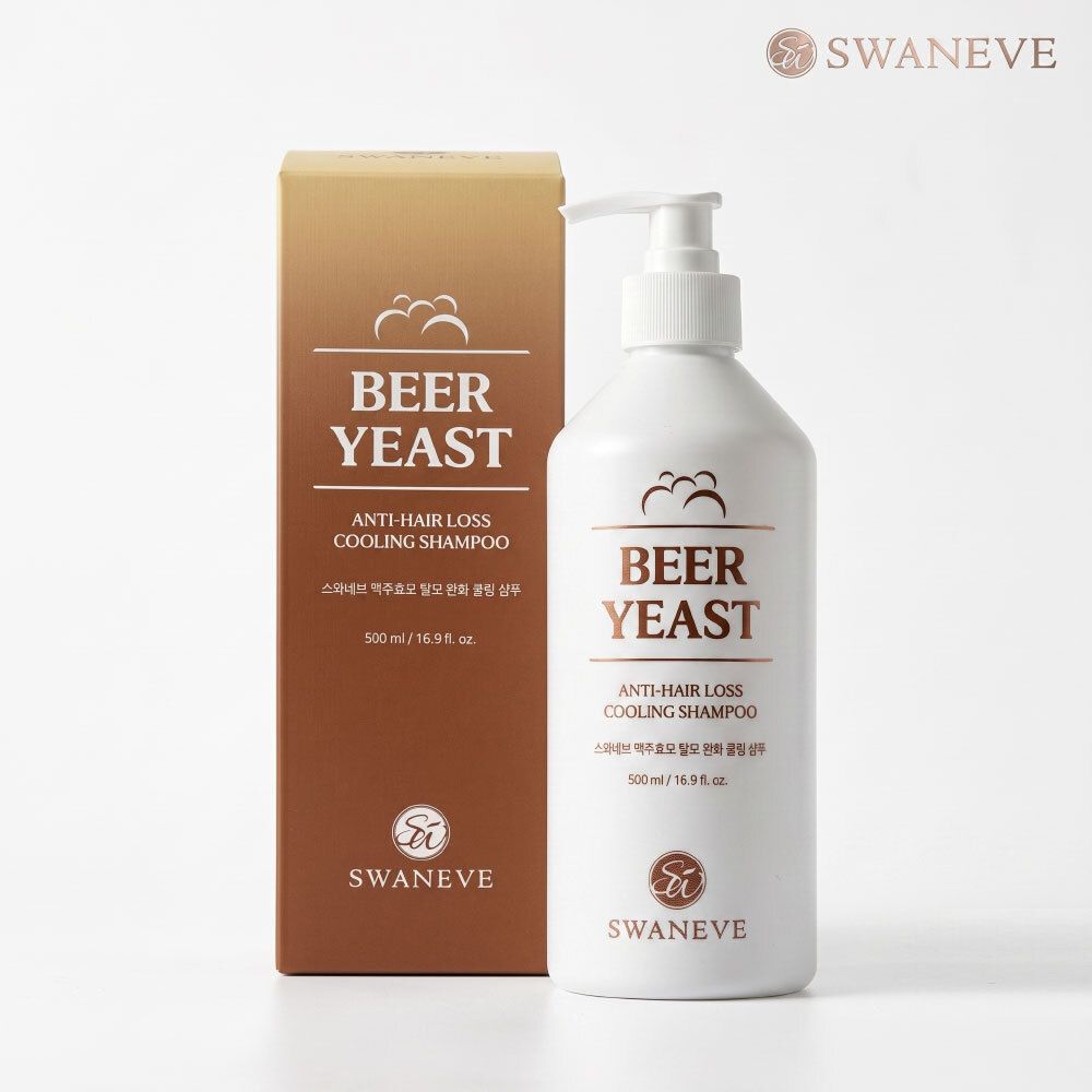 1+1 [스와니브] 맥주효모 탈모증상 완화 쿨링 샴푸 500ml