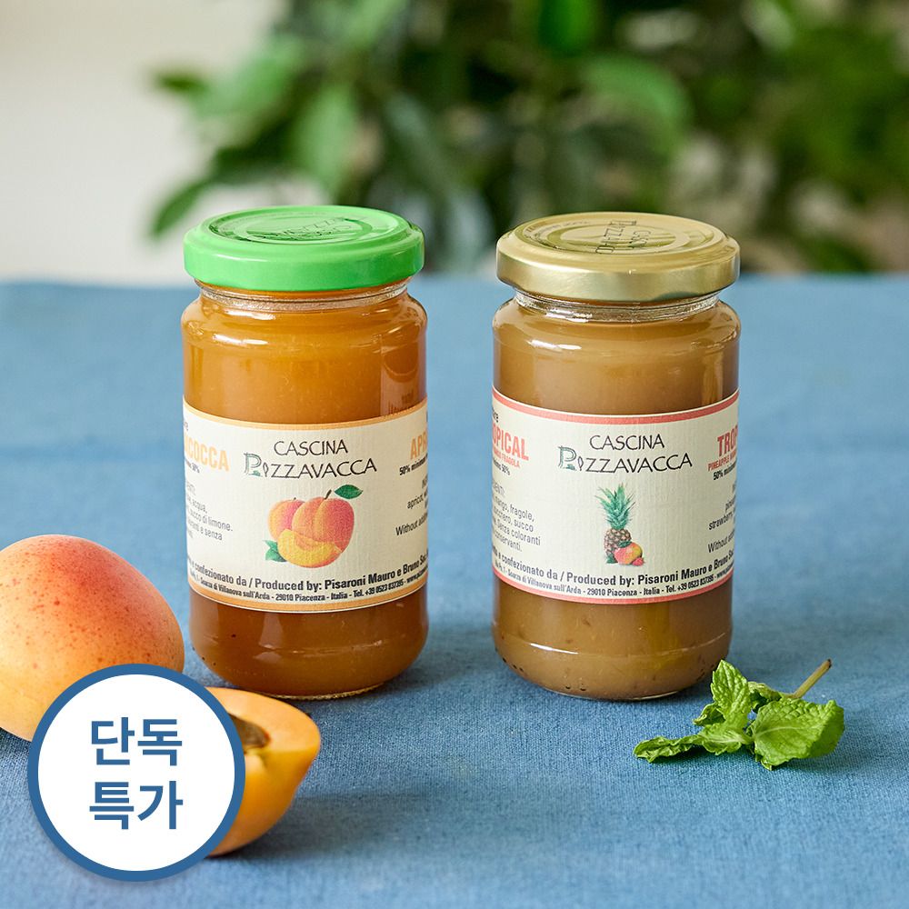 [이탈리아] 햇과일을 담은 피자바카 프리미엄 주스 2종 (살구, 트로피칼 택1)