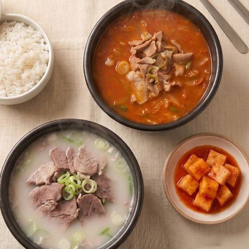 더진국 매콤깔끔 돼지국밥(밀양식 / 부산식) 4개, 8개