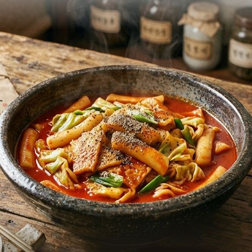 본초당 황금후추 떡볶이 냉장밀키트 3봉 (1봉,621g/2인분)