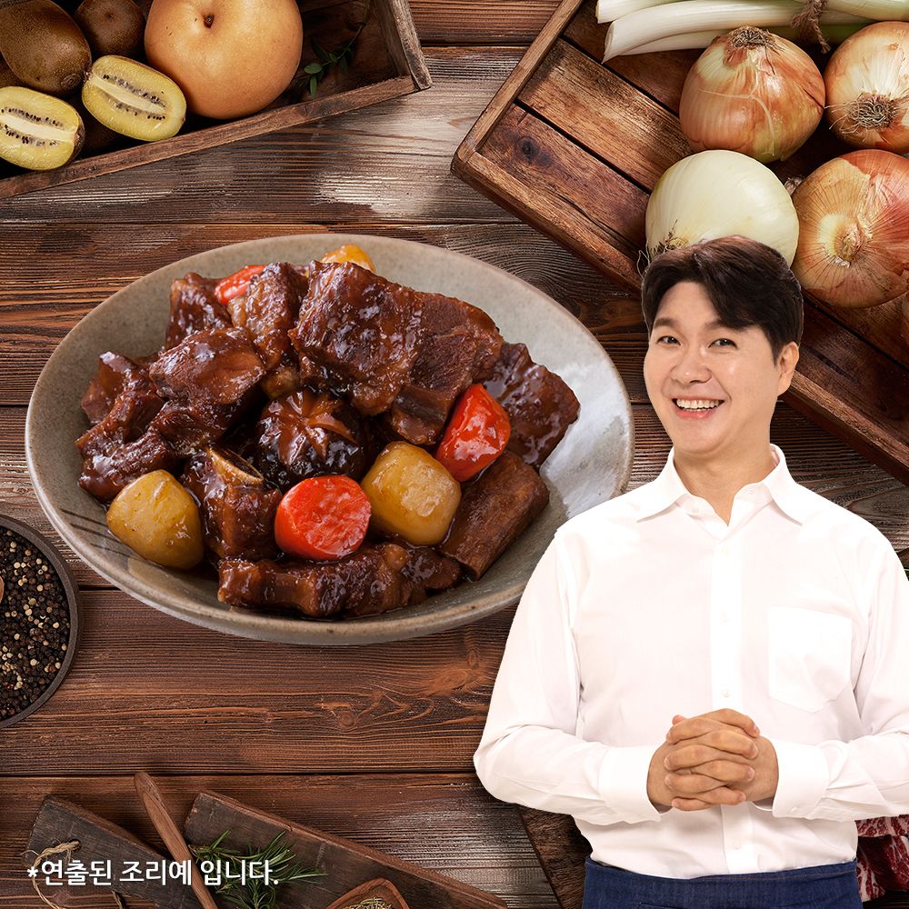 [단3일만] 박수홍의 착한 꽃갈비찜 500g X 6팩