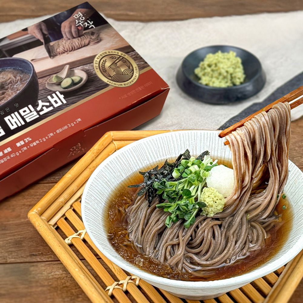 30년전통 명수작 프리미엄 메밀소바 밀키트 2인분