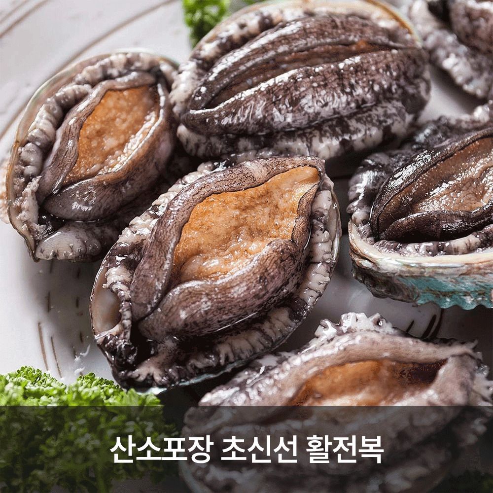[단3일만] 60년 노하우! 국내 최대 활수산 서부물산 활전복 1kg