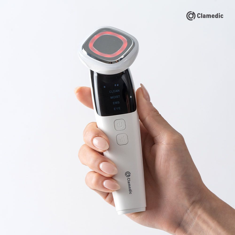 [클라메딕]스킨온 4 in1 홈케어 갈바닉 마사지기 KOR-SKO2701W