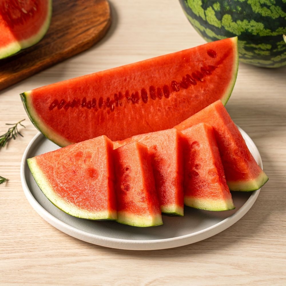 [알뜰특가] 산지직송! 당도체크 비파괴 고당도 꿀수박 (가정용/정품)