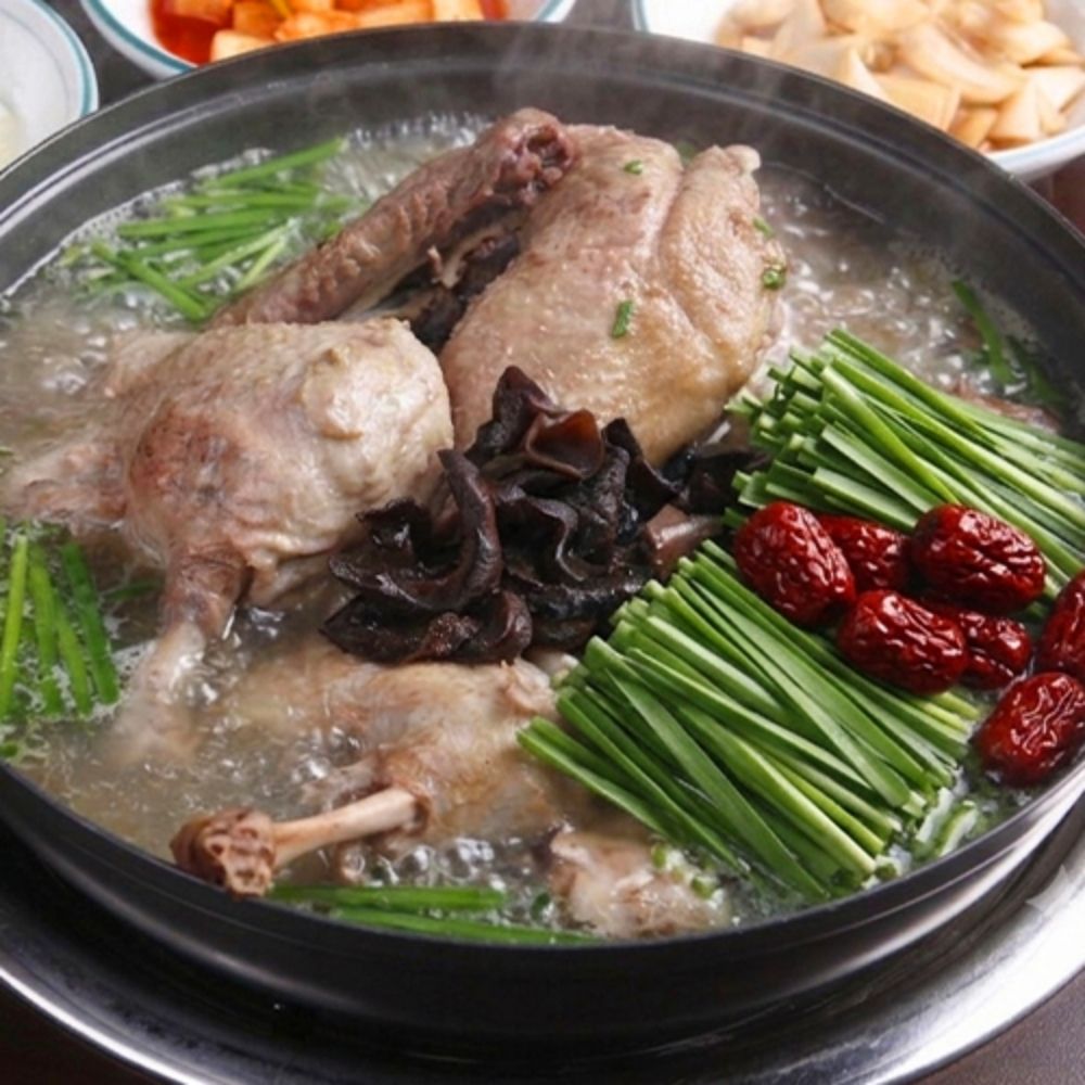 [국내산 100%] 든든한 보양식, 유황먹은 능이 오리백숙 1.2kg×3팩