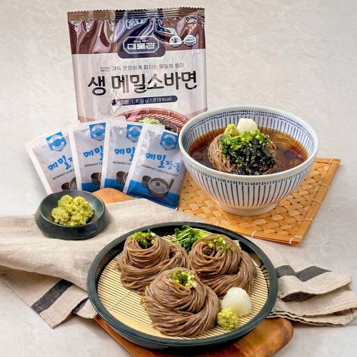 40년전통 대풍관 생메밀소바4인분+소스4개