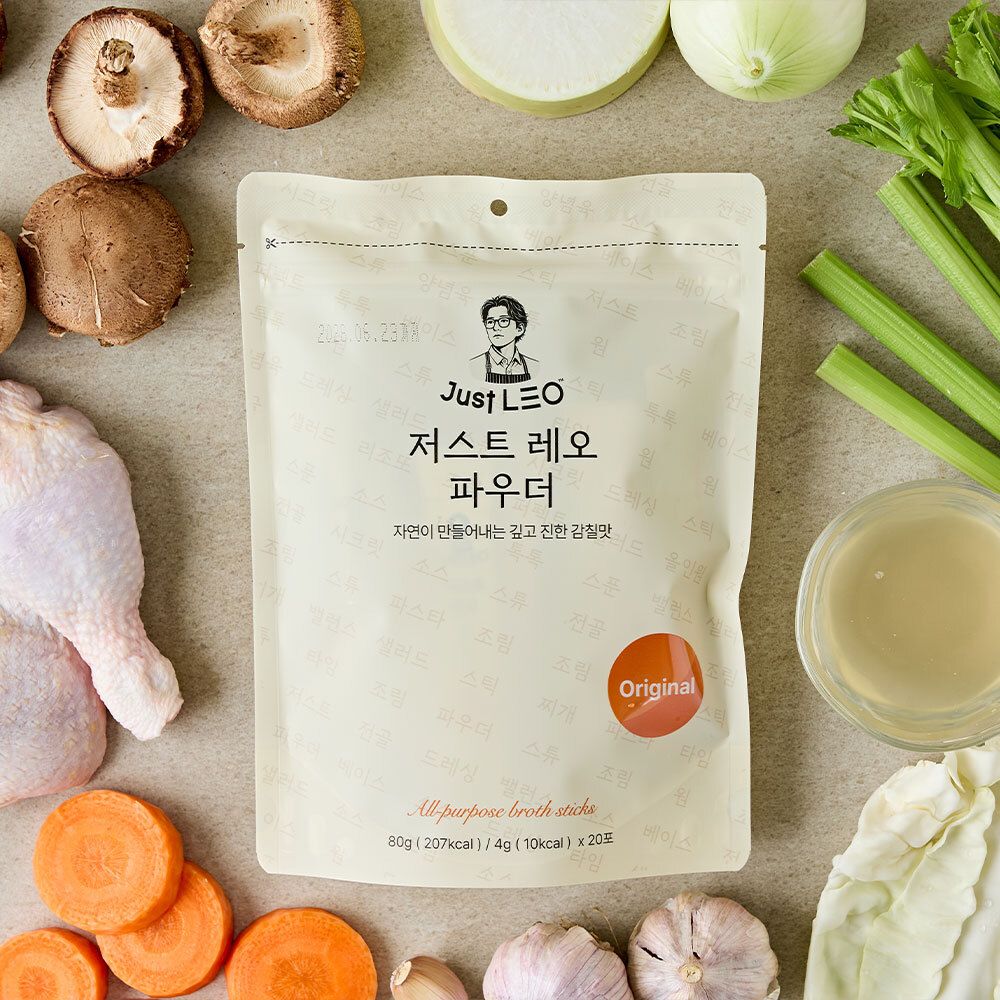 강레오 셰프의 노하우가 담긴, '저스트 레오' 파우더 3종, 3팩~