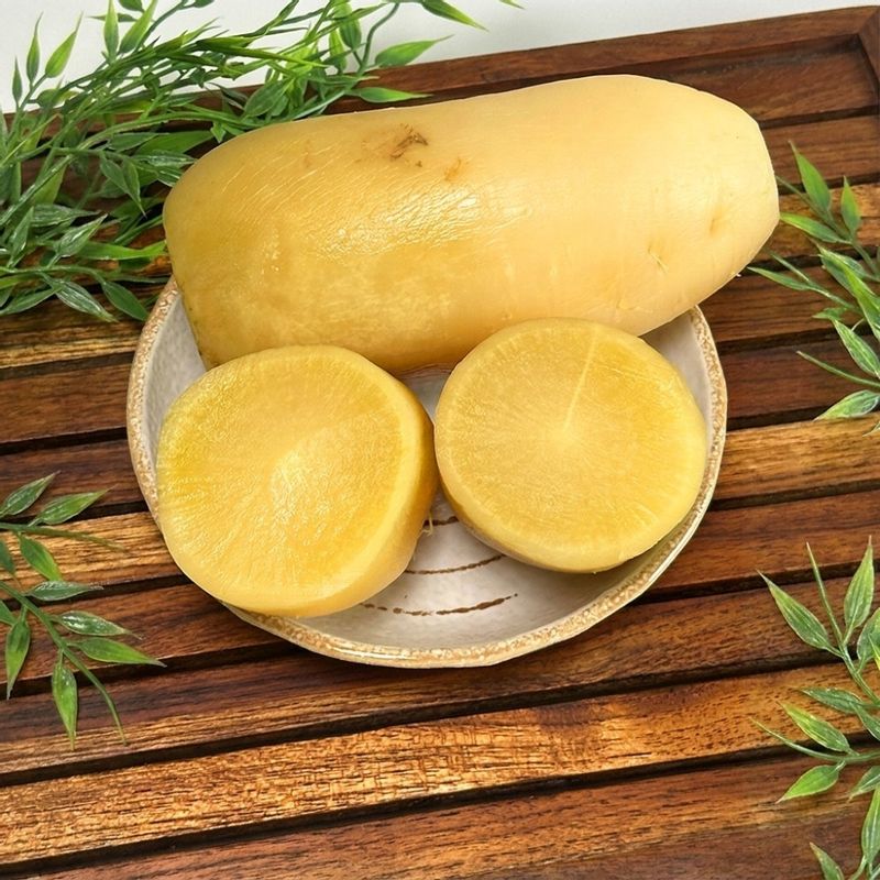 제주 월동무로 절인 황금무짠지 1kg+1kg