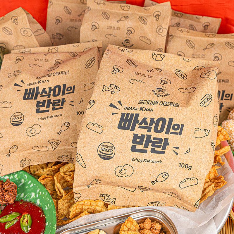 어육 93.8% 바삭한 식감 어포 빠삭칩 4봉