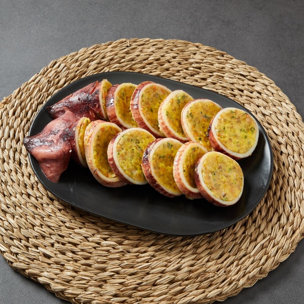 100% 자연산 여수올림 오징어순대 간편 슬라이스 380g