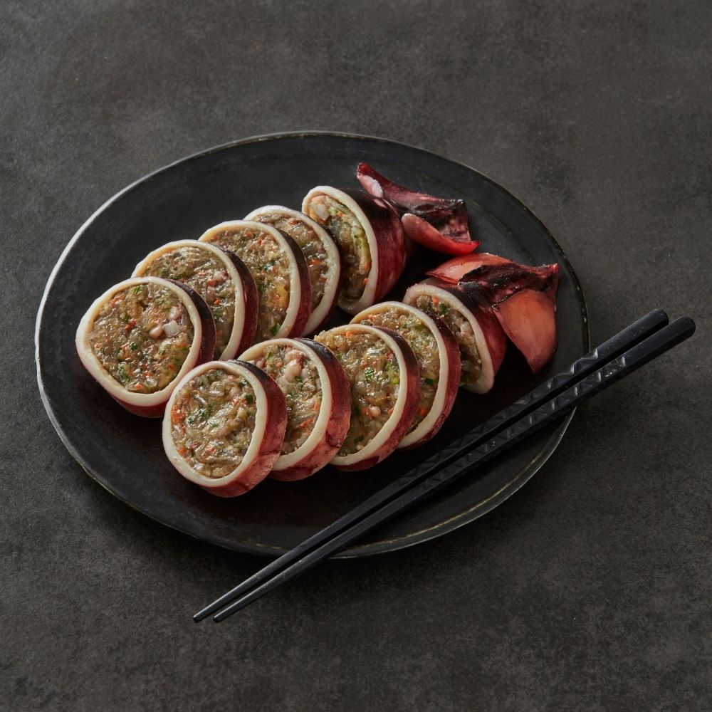100% 자연산 여수올림 오징어순대 간편 슬라이스 380g