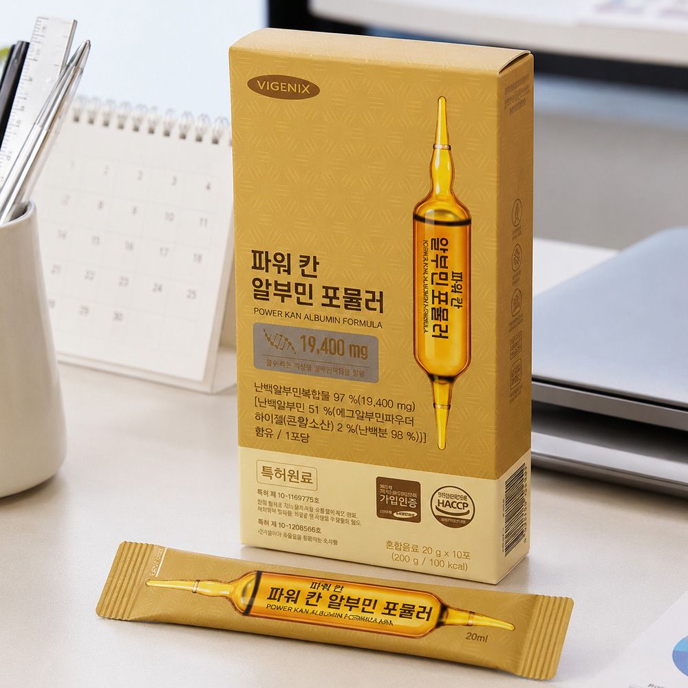 [웰스앤헬스]비제닉스 파워 칸 알부민 포뮬러 30개입