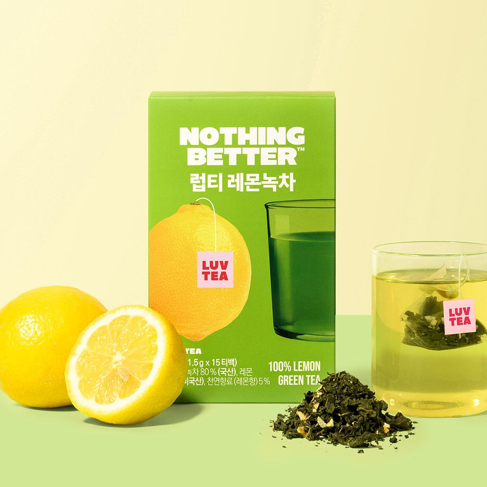 [낫띵베럴] 럽티 레몬녹차 15티백