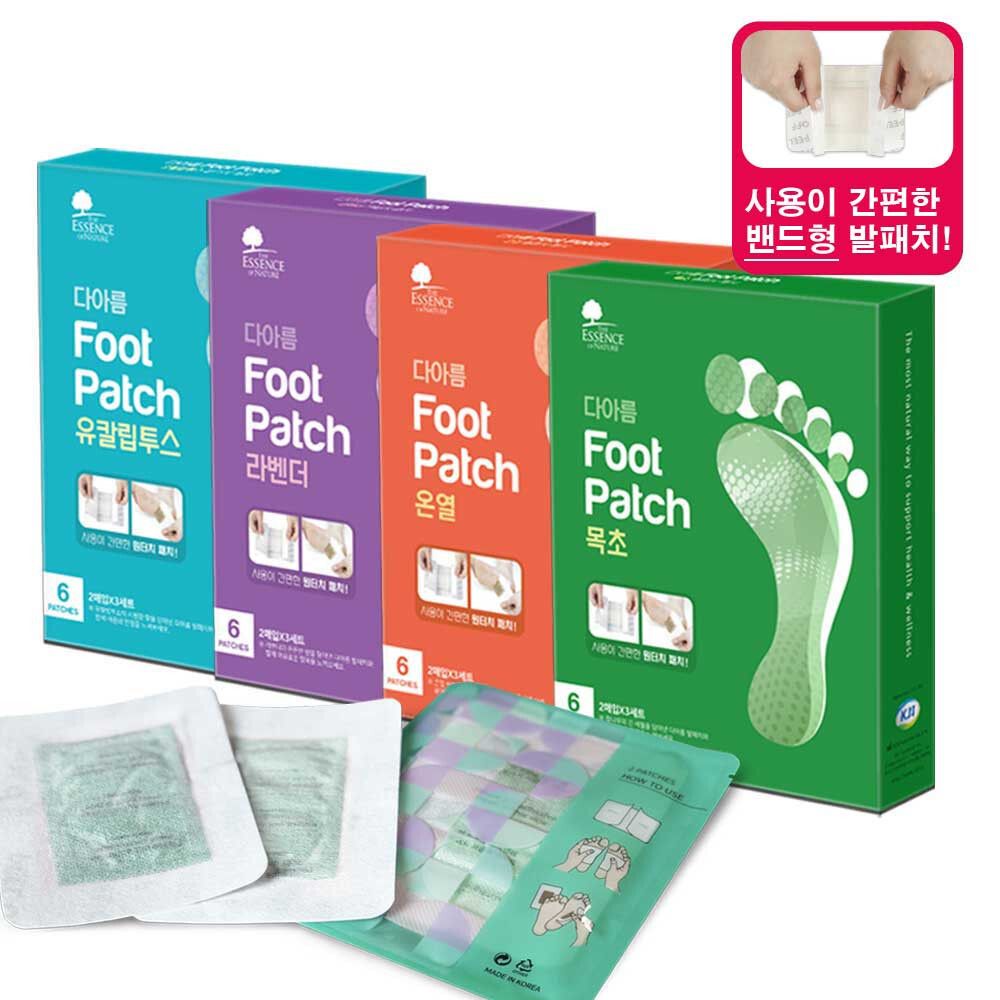 발패치 수액시트 밴드형 4종 24매 선물세트