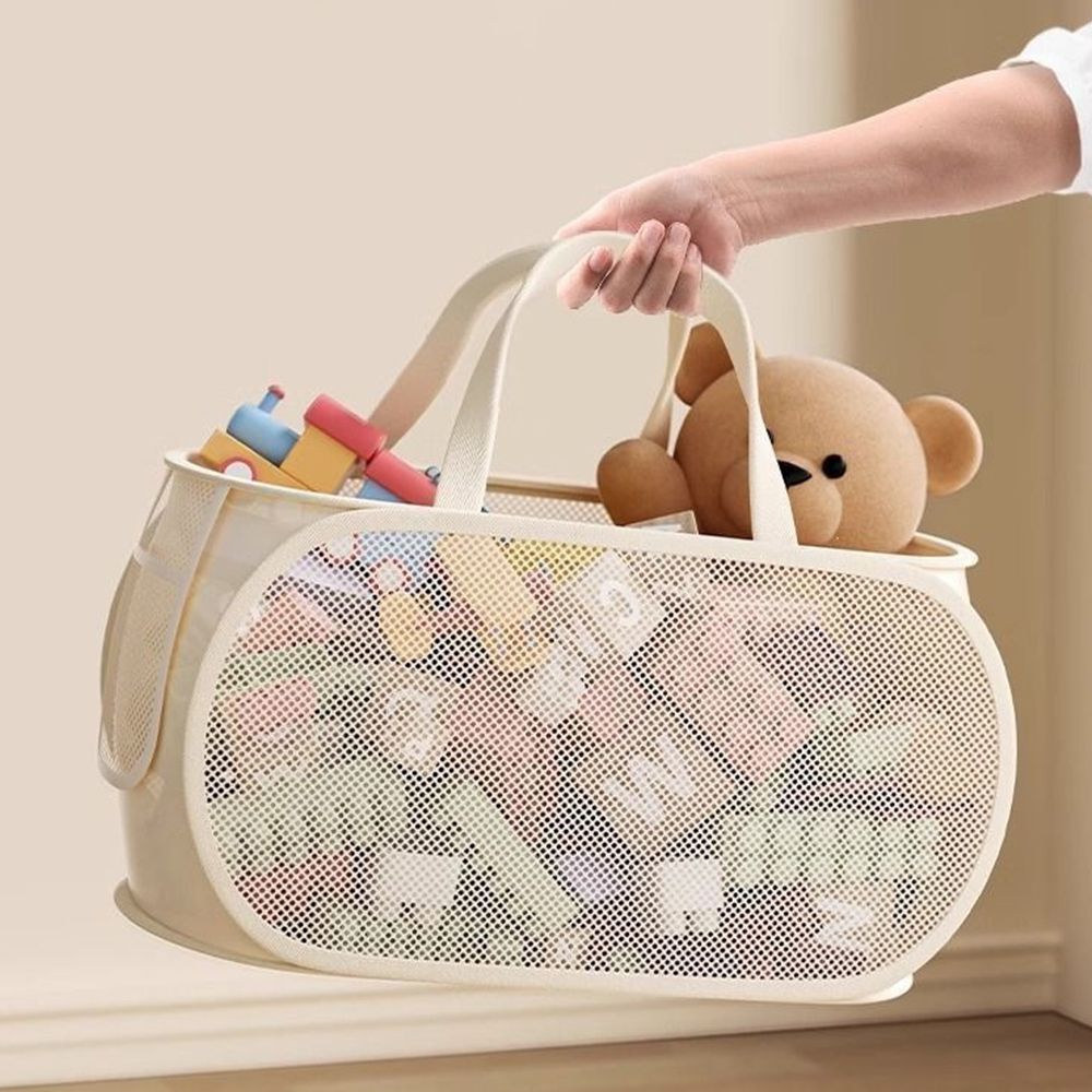 [1+1] 모아바스켓 메쉬 빨래 바구니 접이식 다용도 수납망 (총 2P)