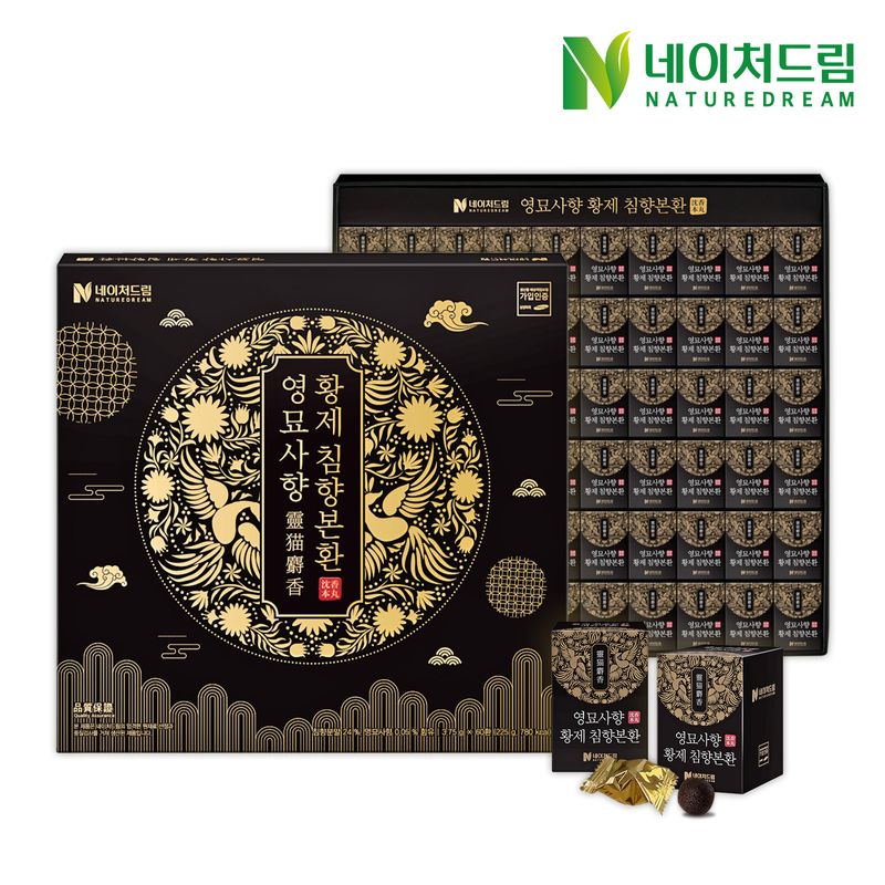네이처드림 영묘사향 황제 침향본환 3.75g X 60환 / 쇼핑백 포함