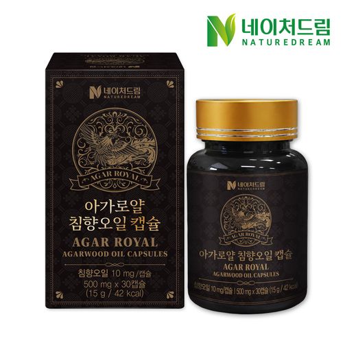 네이처드림 아가로얄 침향오일 캡슐 500mg x 30캡슐