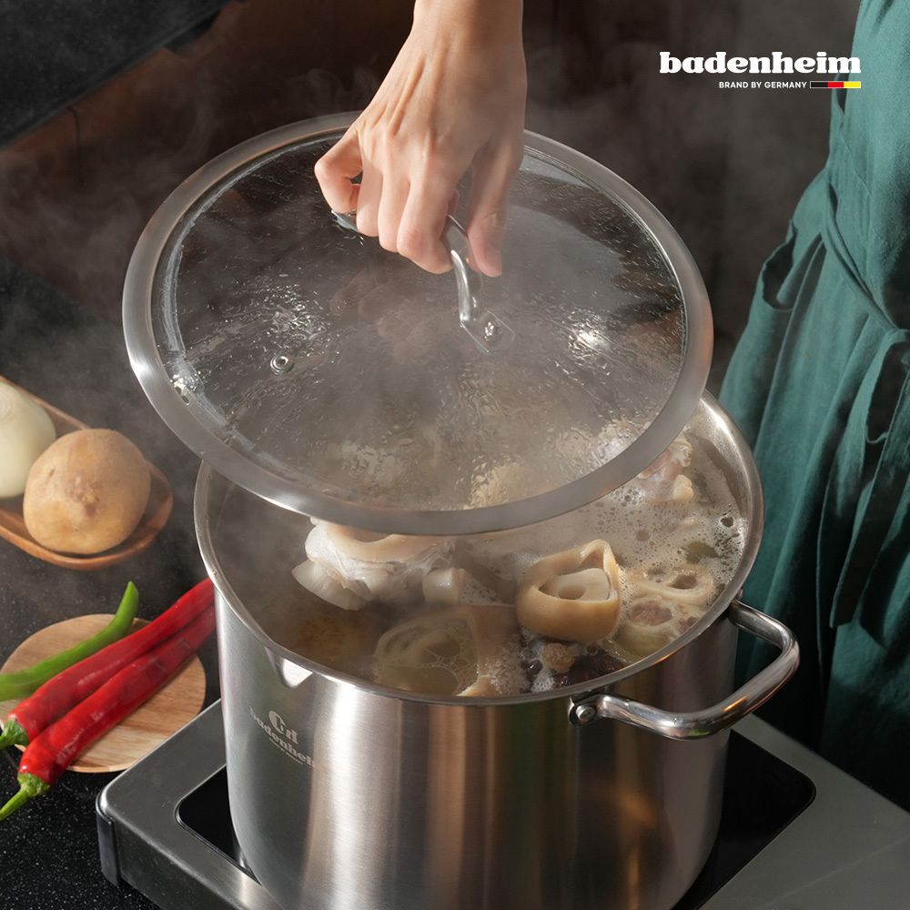 [바덴하임] IH 스텐 하이곰솥 30cm(15L) 