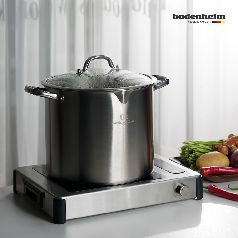 [바덴하임] IH 스텐 하이곰솥 30cm(15L) 