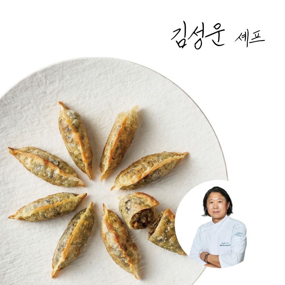 [무료배송] 김성운셰프 태안갯밭김 바삭만두 4팩/6팩