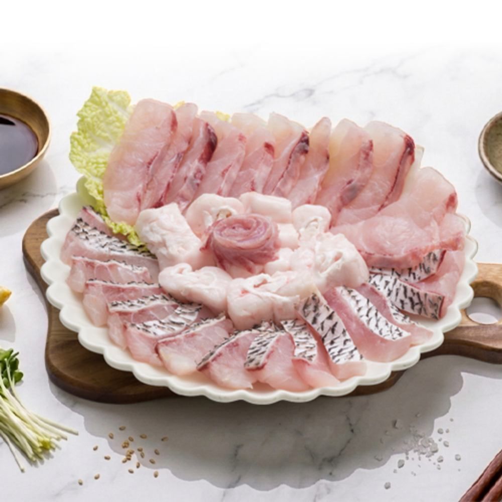 [산지직송, 당일조업] 여름 보양식 자연산 민어회 400g 