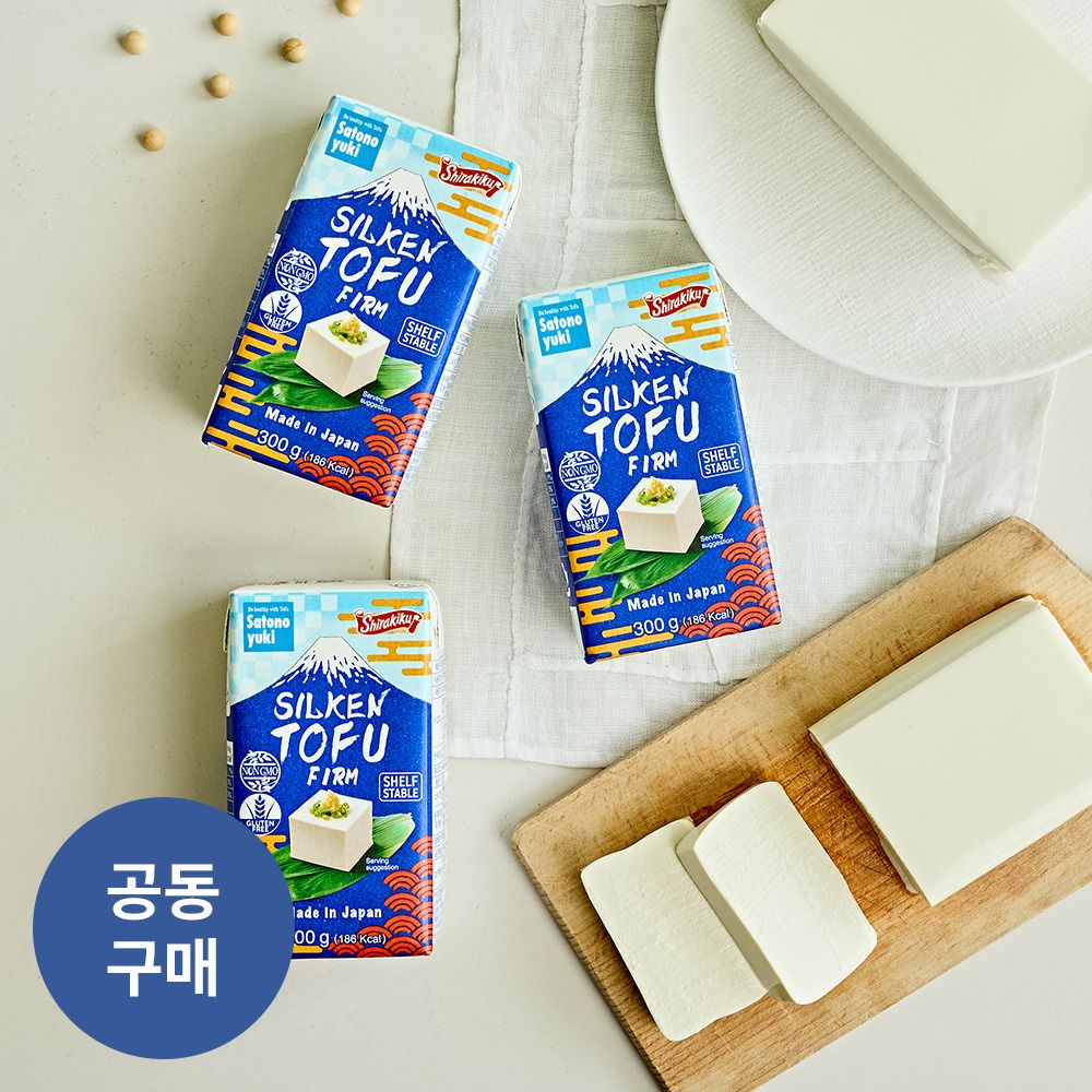 [정식수입] 사토노유키 상온 보관 멸균 실큰두부 12개