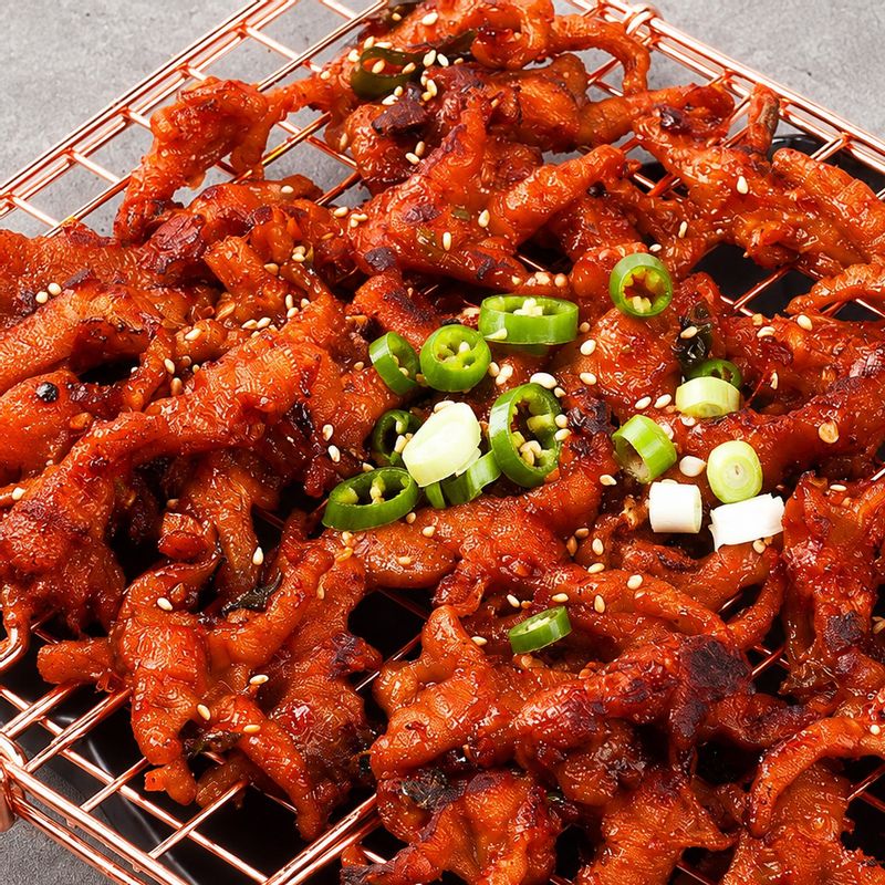 매콤한 국내산 숯불 무뼈닭발 150g